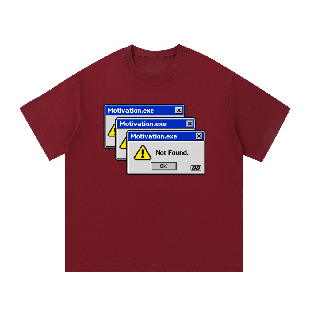 Motivation.exe – Not Found T-Shirt