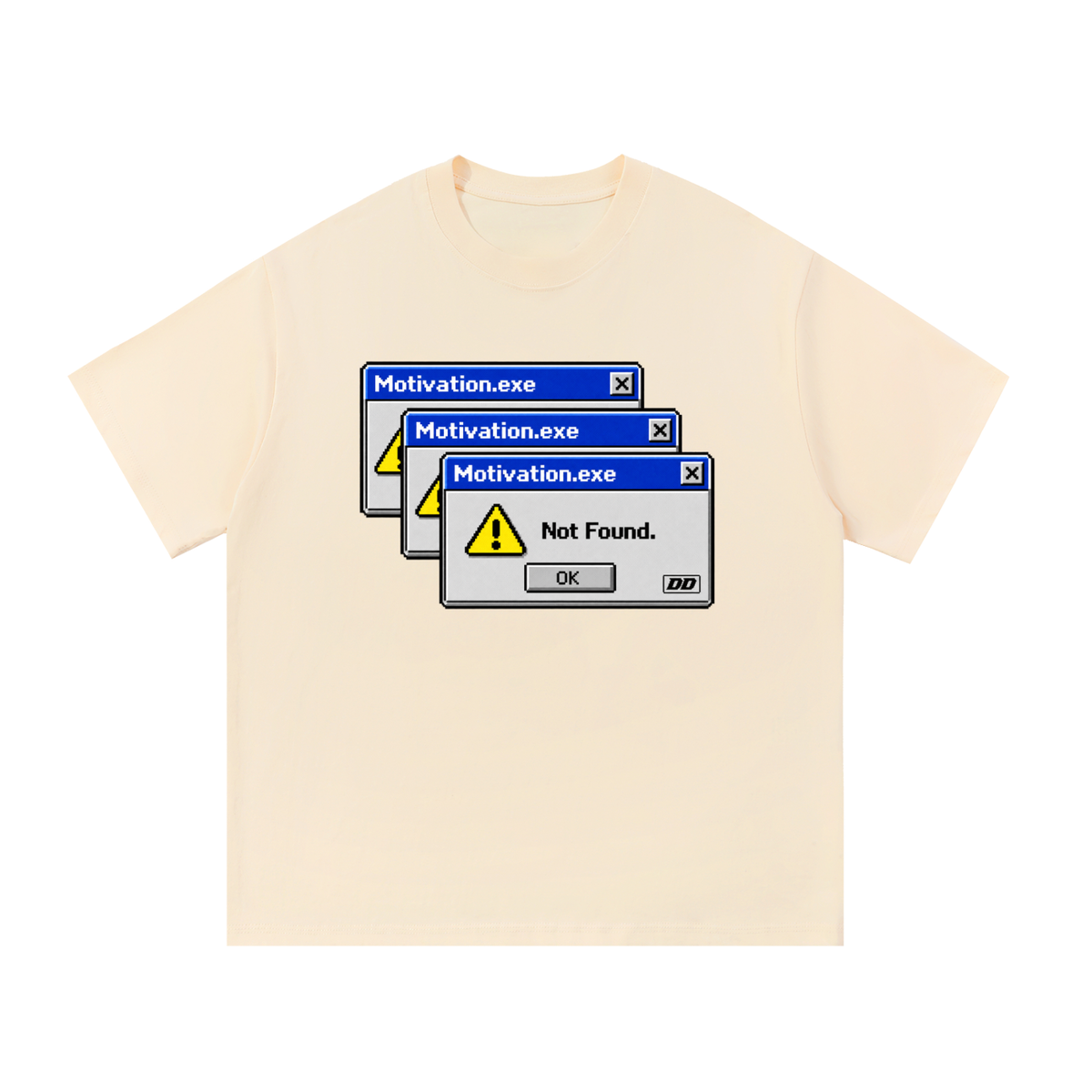 Motivation.exe – Not Found T-Shirt