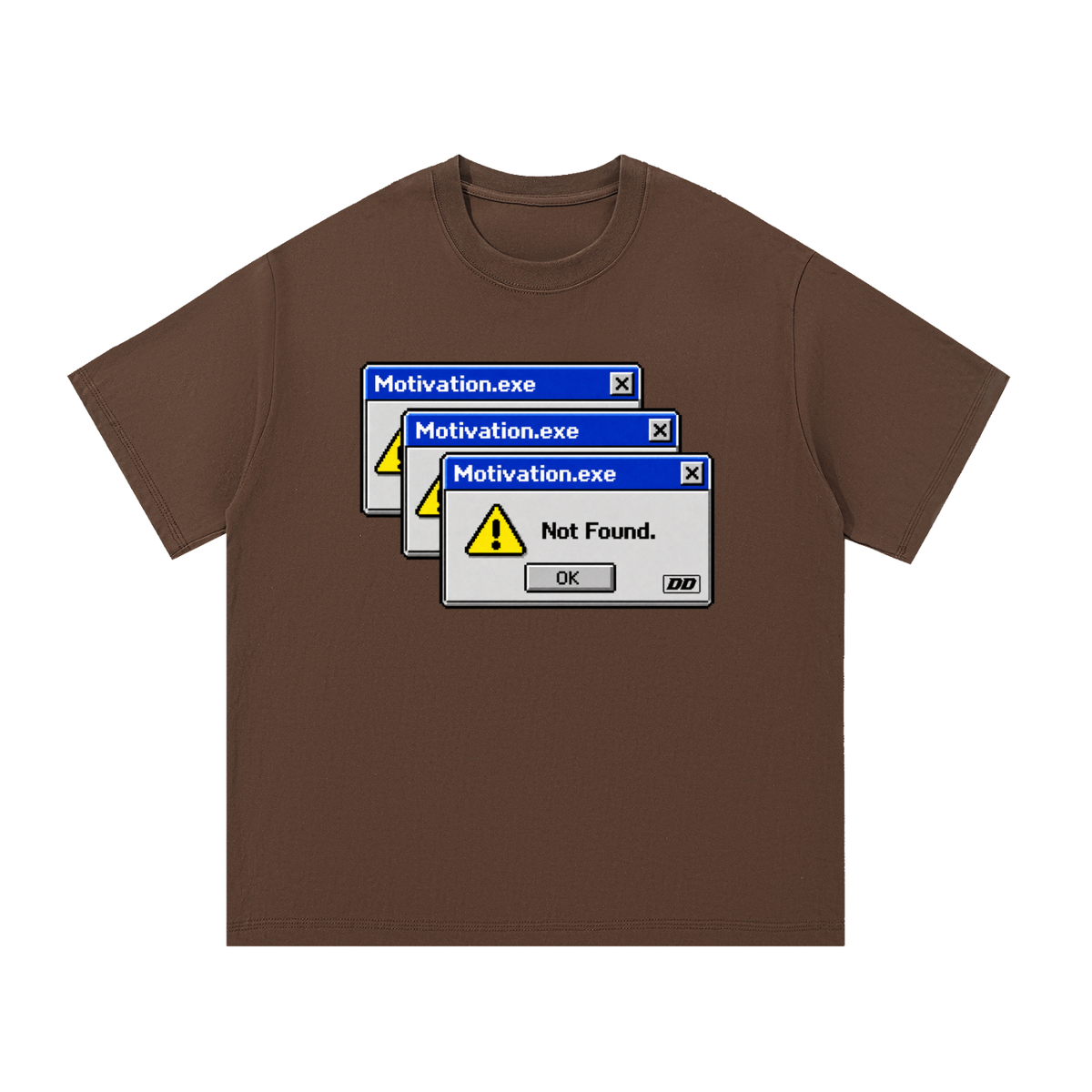 Motivation.exe – Not Found T-Shirt