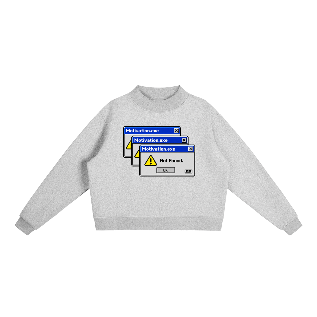 Motivation.exe – Not Found Sweatshirt