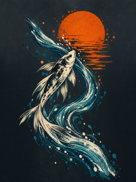 Koi Eclipse Longsleeve
