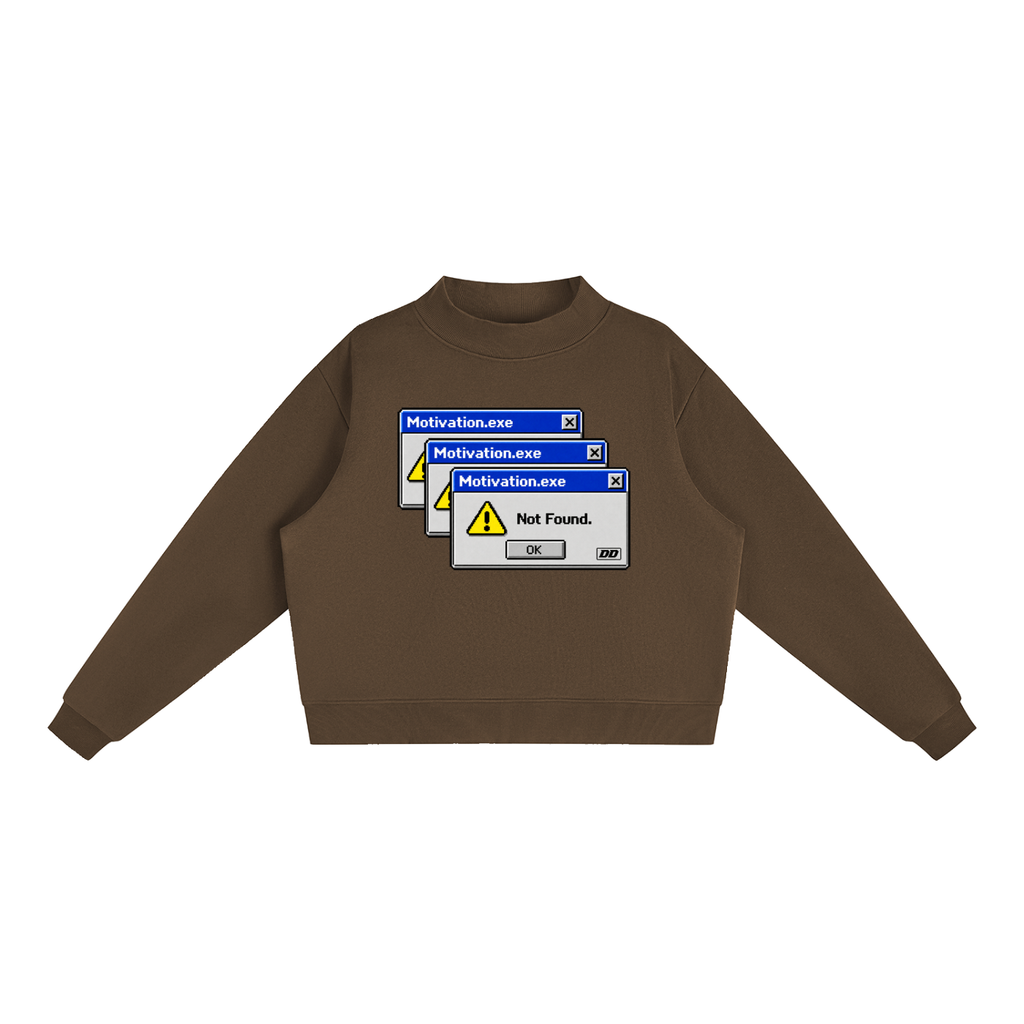 Motivation.exe – Not Found Sweatshirt